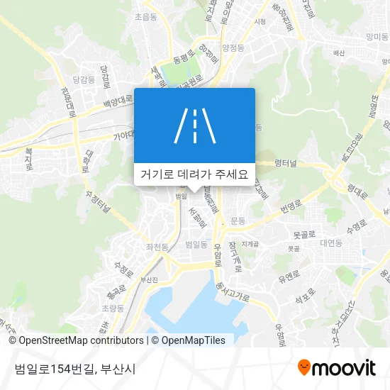범일로154번길 지도