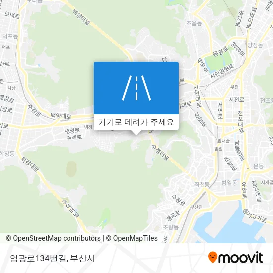 엄광로134번길 지도