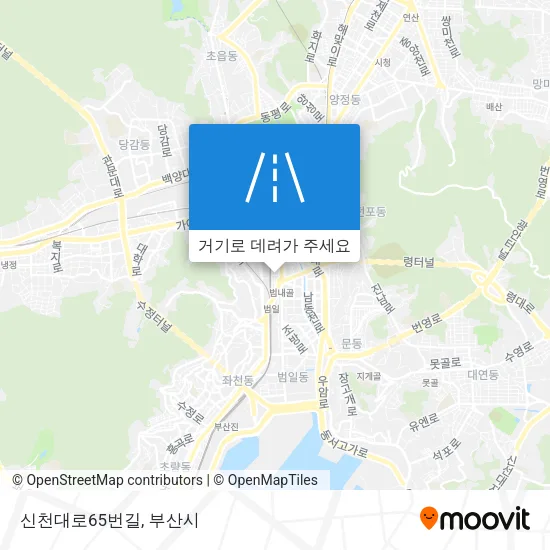 신천대로65번길 지도