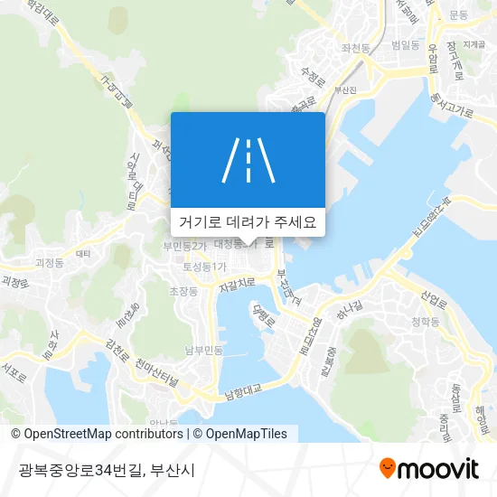 광복중앙로34번길 지도