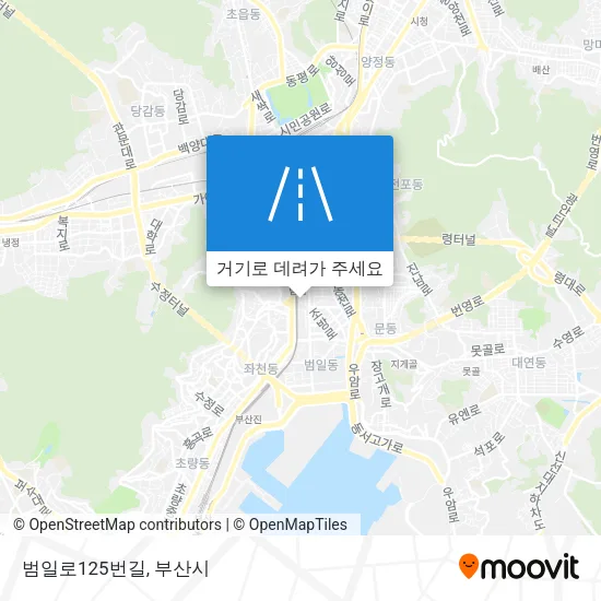 범일로125번길 지도