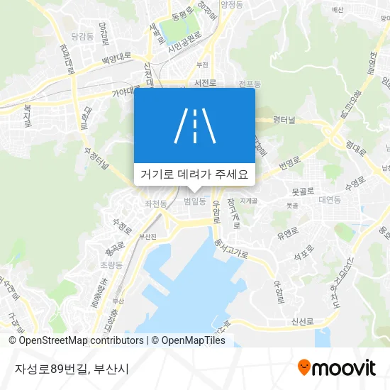 자성로89번길 지도