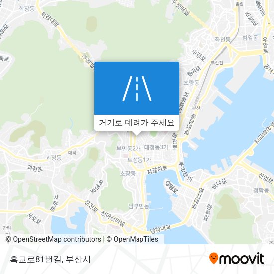 흑교로81번길 지도