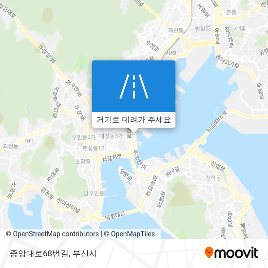 중앙대로68번길 지도
