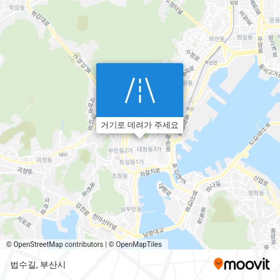 법수길 지도