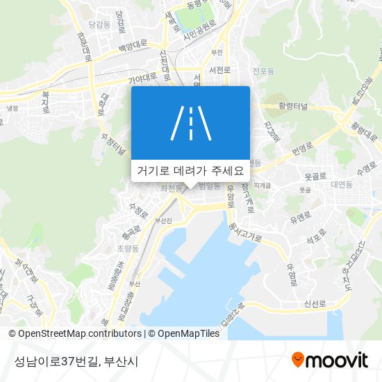 성남이로37번길 지도