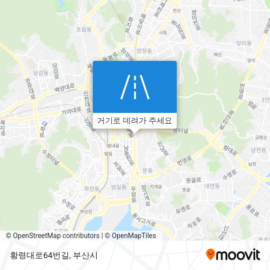 황령대로64번길 지도