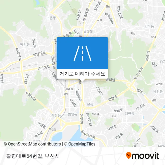 황령대로64번길 지도