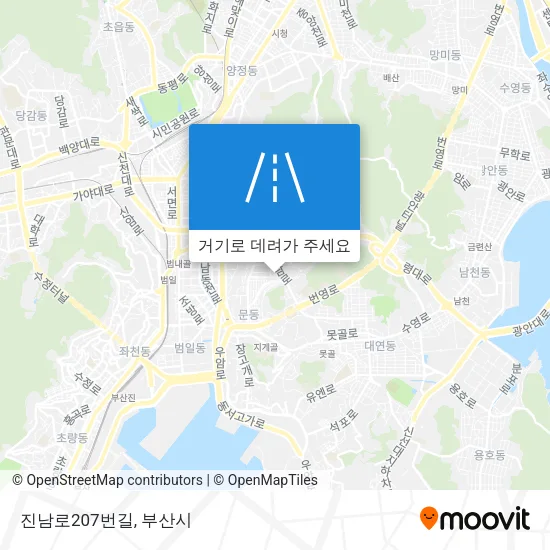 진남로207번길 지도
