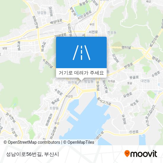 성남이로56번길 지도