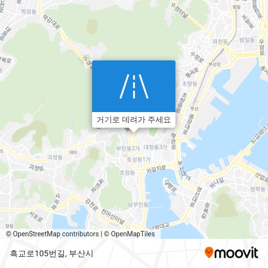 흑교로105번길 지도