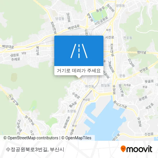 수정공원북로3번길 지도