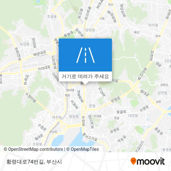황령대로74번길 지도