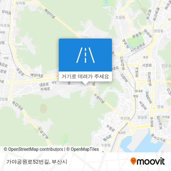 가야공원로52번길 지도
