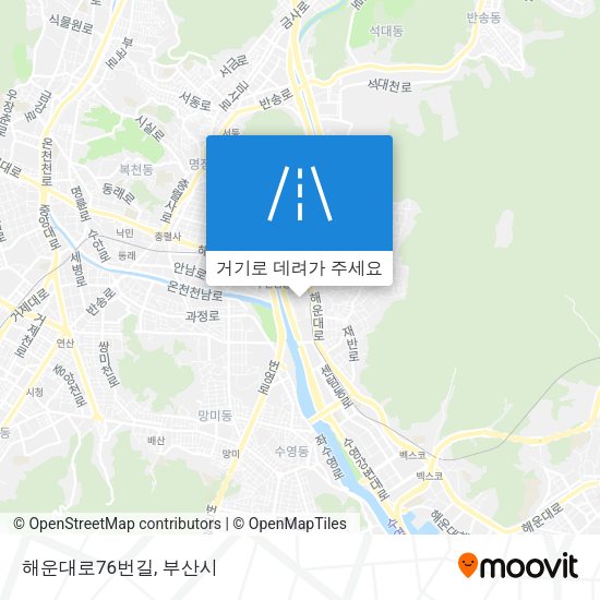 해운대로76번길 지도