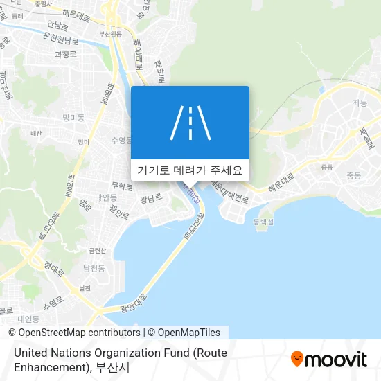 United Nations Organization Fund (Route Enhancement) 지도