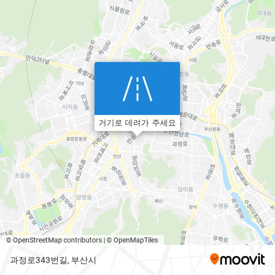 과정로343번길 지도