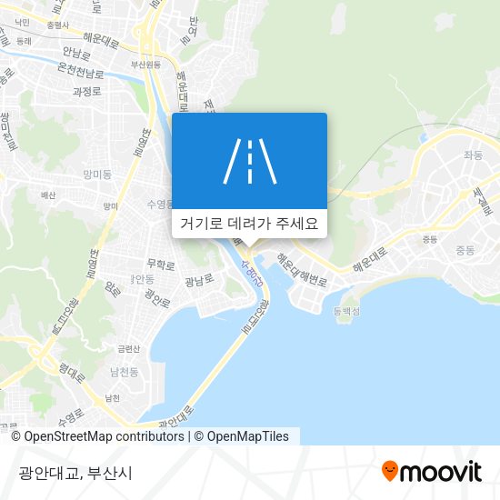 광안대교 지도