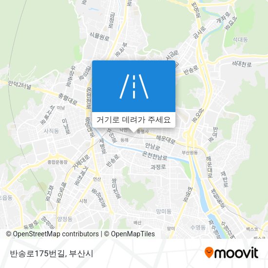 반송로175번길 지도