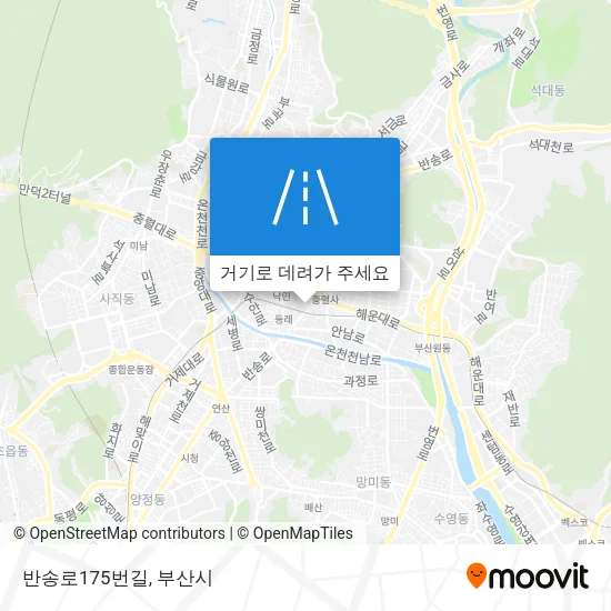 반송로175번길 지도