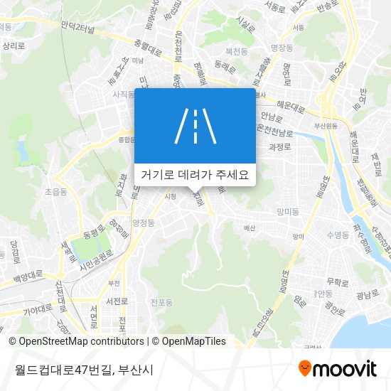 월드컵대로47번길 지도