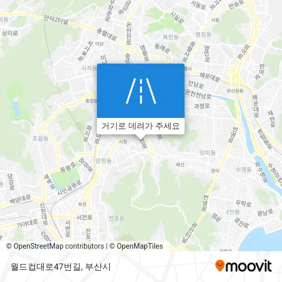 월드컵대로47번길 지도