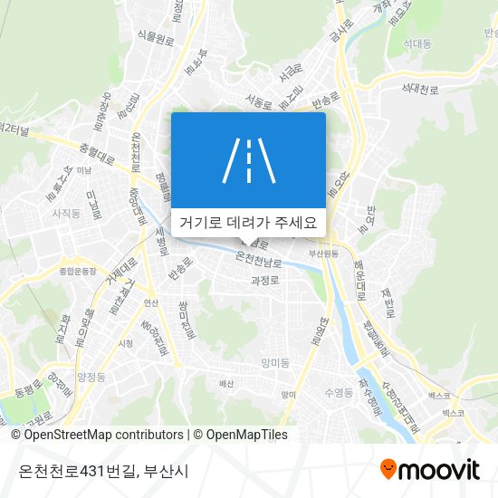 온천천로431번길 지도