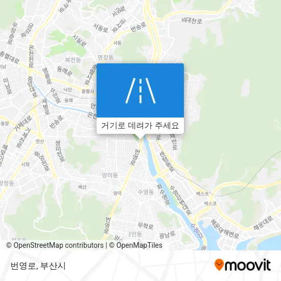 번영로 지도