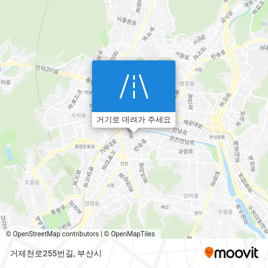 거제천로255번길 지도