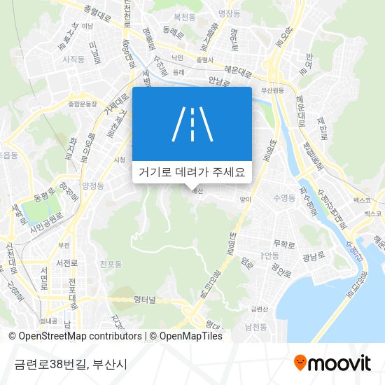 금련로38번길 지도