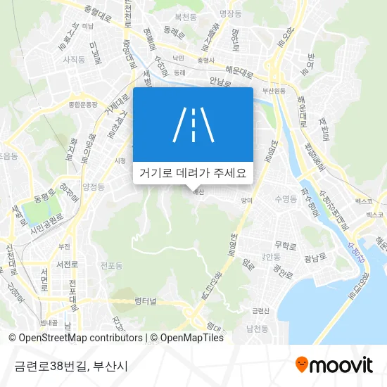 금련로38번길 지도