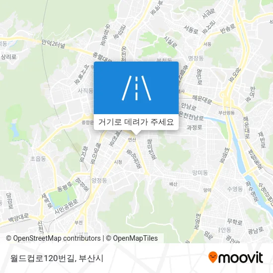 월드컵로120번길 지도