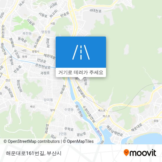 해운대로161번길 지도