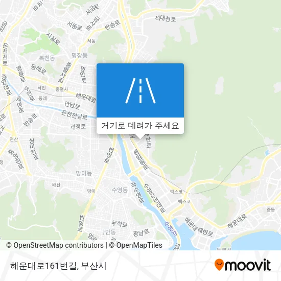 해운대로161번길 지도