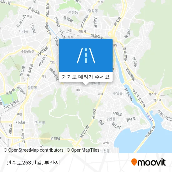 연수로263번길 지도