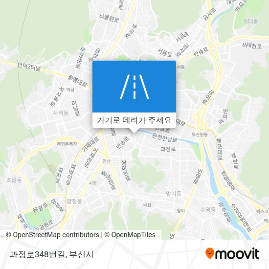 과정로348번길 지도