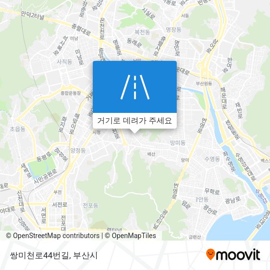 쌍미천로44번길 지도