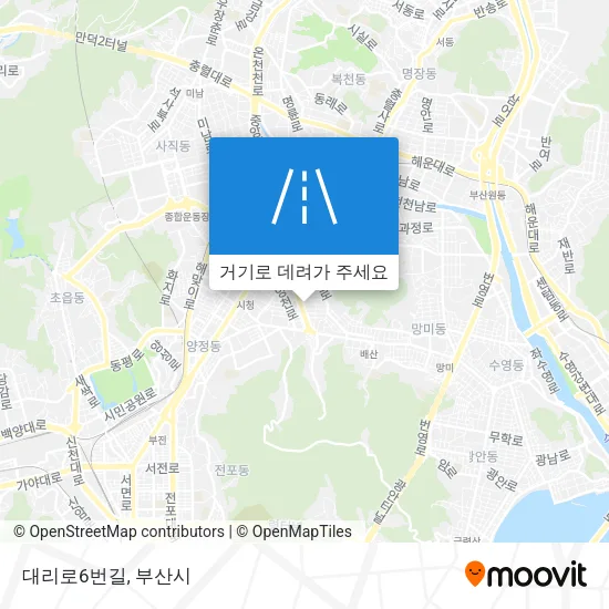 대리로6번길 지도
