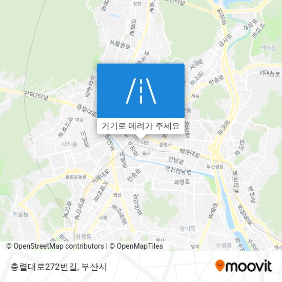 충렬대로272번길 지도