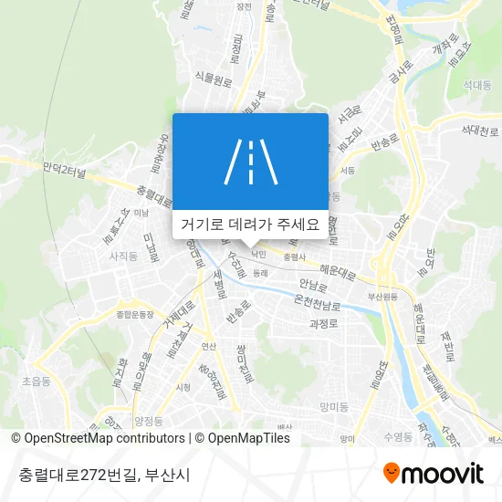 충렬대로272번길 지도
