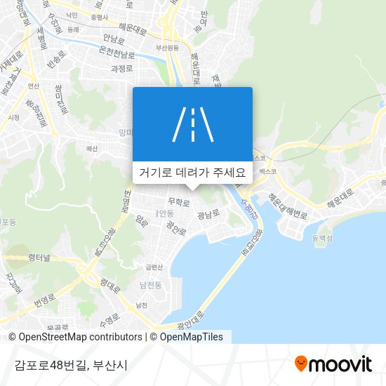 감포로48번길 지도