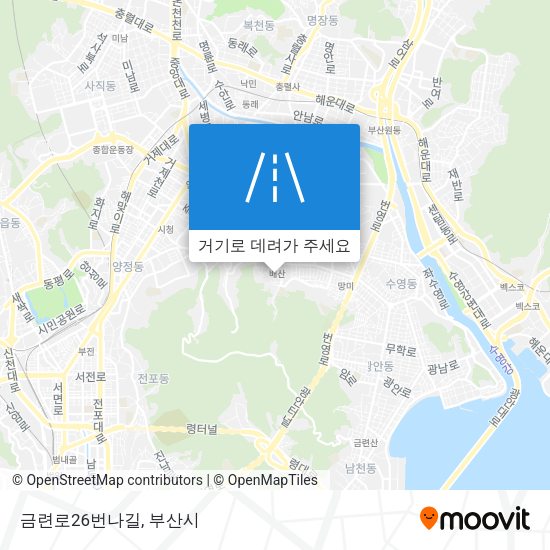 금련로26번나길 지도