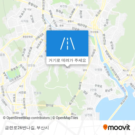 금련로26번나길 지도