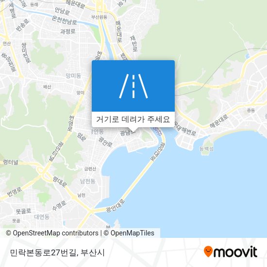 민락본동로27번길 지도