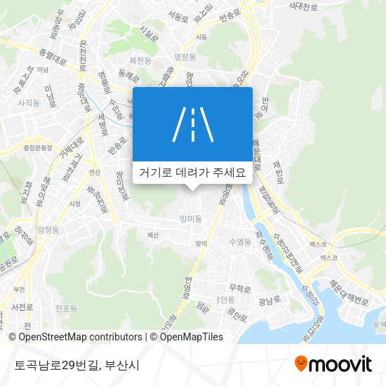 토곡남로29번길 지도