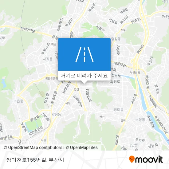 쌍미천로155번길 지도
