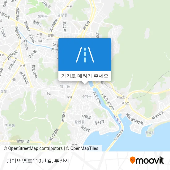 망미번영로110번길 지도