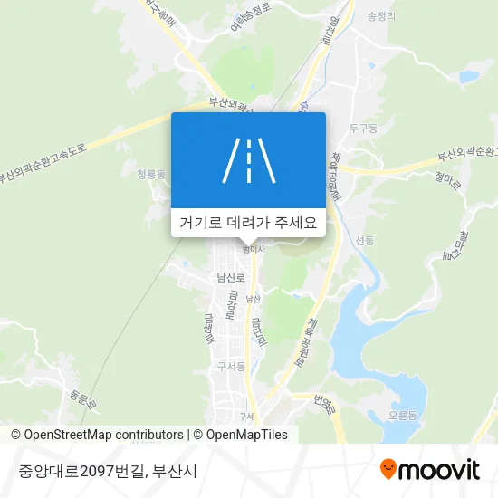 중앙대로2097번길 지도