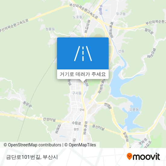 금단로101번길 지도