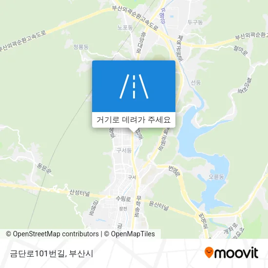 금단로101번길 지도